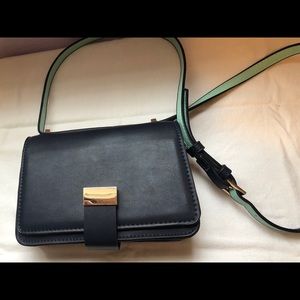 Zara’s Navy Blue Satchel